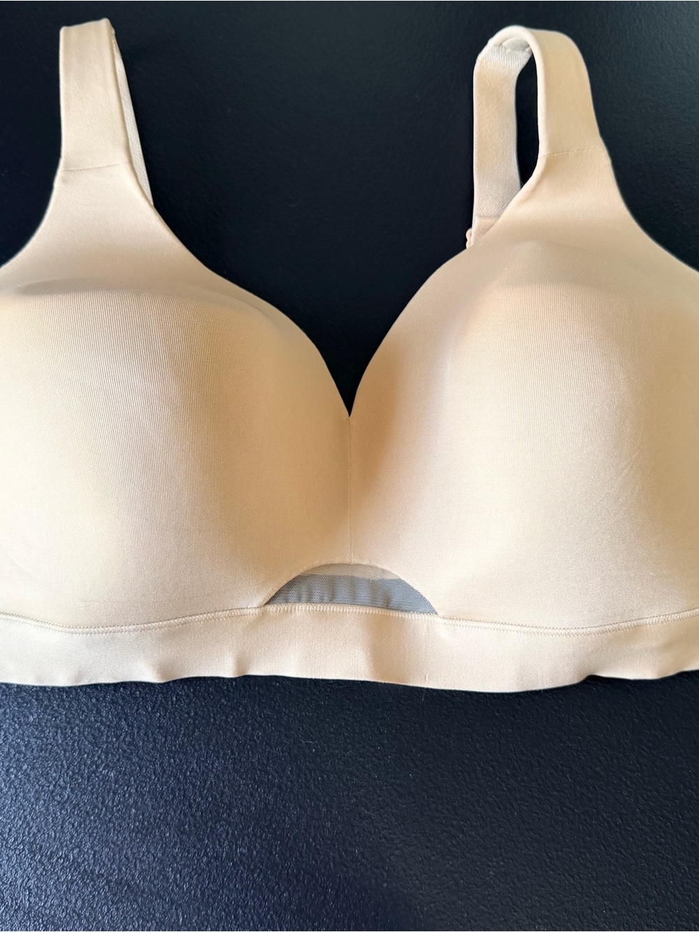Cacique Nude Beige Seamless Lightly Molded Bra